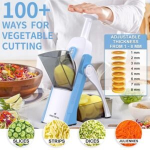 Cortador Picador De Verduras Rallador De Queso Picador Fruta Con Piezas para Picar.